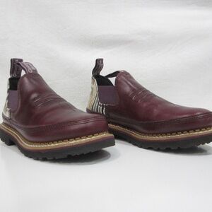 Georgia Giant Women's Romeo Oil & Slip Resistant Plum Wine 9M Work Shoe